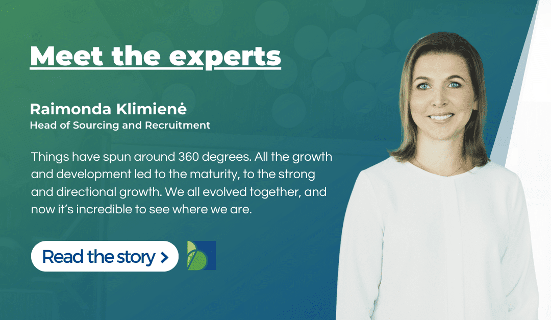 Raimonda Kliemienė, Head of Sourcing and Recruitment – Lithuania (HQ)