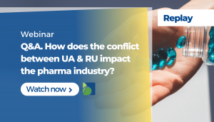 How does the conflict between UA & RU impact the pharma industry?